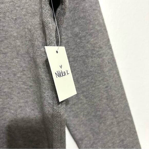 Nikka K Dog Graphic Novelty Sweater Dachshund Puppy Bow Pearl Christmas NEW XL - Picture 7 of 10